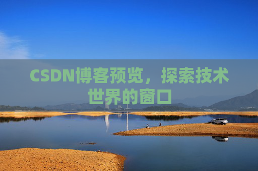CSDN博客预览，探索技术世界的窗口